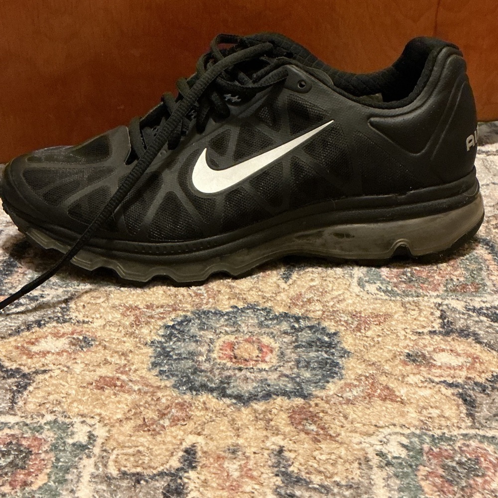 Nike Black Running Shoe with White Logo